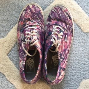 Low-top purple Vans!
